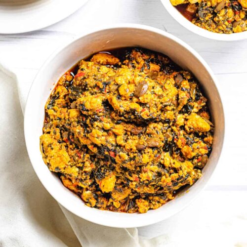 Egusi Soup With Assorted